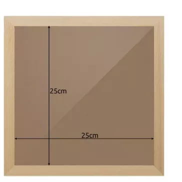 Fenyőfa keret 28,5x28,5cm 19919
