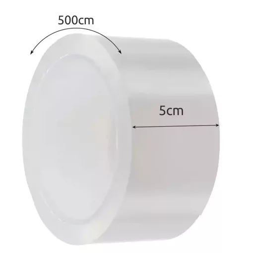Átlátszó védőszalag 50mm x 5m méretben, felületvédő öntapadó fólia