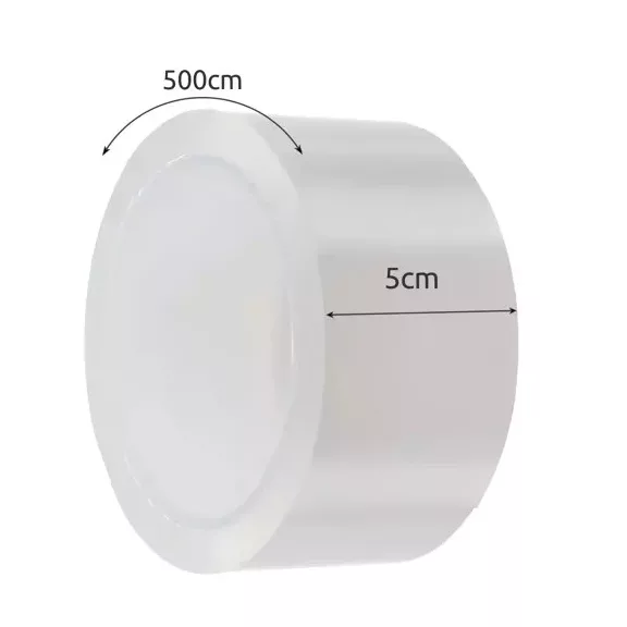 Átlátszó védőszalag 50mm x 5m méretben, felületvédő öntapadó fólia