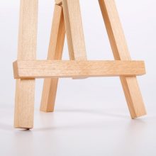 Mini festőállvány fatáblával - 8 oldalú, fehér