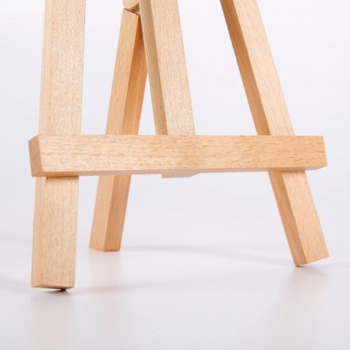 Mini festőállvány fatáblával - 8 oldalú, fehér