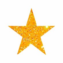 4x4cm Csillámtetoválás sablon 19 csillag