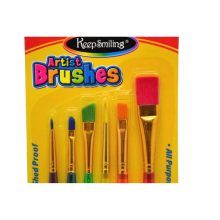 Arcfestés ecset szett 6 db-os - Vegyes méretű