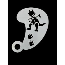 Stencil, festő sablon Dinó minta