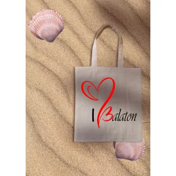 I Love Balaton Vászon bevásárló szatyor