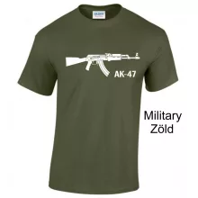 Póló - AK 47 katonai