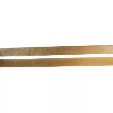 Tépőzár varrható 20 mm - drapp /komplett/