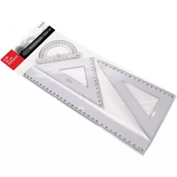 Vonalzó készlet Lizzy Card 4 db-os 30cm