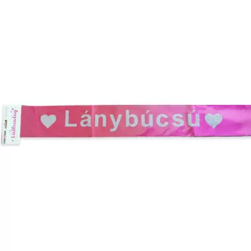Lánybúcsúra Lánybúcsú vállszalag több színben