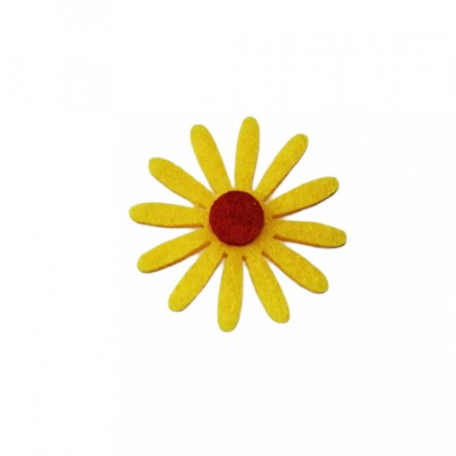 Filc virág 3,5 cm - több színben
