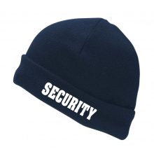 Polár sapka Security,  Biztonsági őr, Rendező felirattal