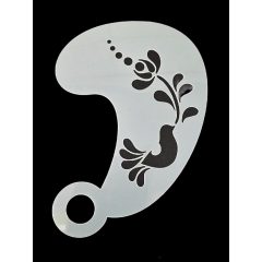 Magyar motívum festősablon, arcfestéshez is