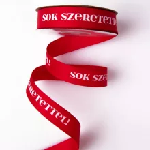 Sok szeretettel Ripsz szalag - 20 mm több színben