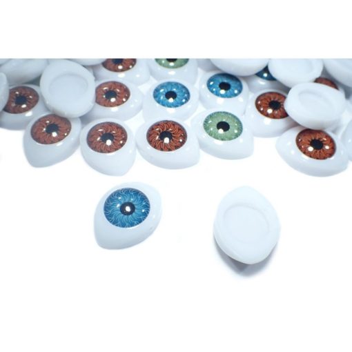 Szemek -több színben 12mmx16mm