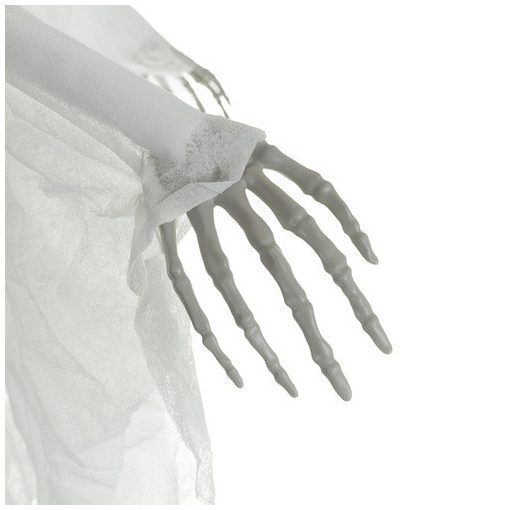 Fehér Akasztós Csontváz Dekoráció 70 cm - Halloween Kísértet Szellem Dísz