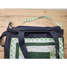 Farmer táska patchwork dísszel