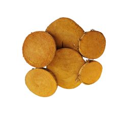 Faszelet narancs, csiszolt 5db-cs - 0,3x4-8 cm