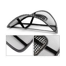 38x37 cm-es fekete hálós ergonomikus háttámla masszírozó betéttel