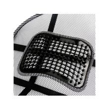 38x37 cm-es fekete hálós ergonomikus háttámla masszírozó betéttel