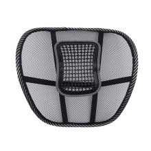 38x37 cm-es fekete hálós ergonomikus háttámla masszírozó betéttel