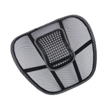 38x37 cm-es fekete hálós ergonomikus háttámla masszírozó betéttel