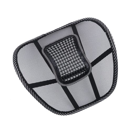 38x37 cm-es fekete hálós ergonomikus háttámla masszírozó betéttel