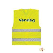 LÁTHATÓSÁGI BIZTONSÁGI MELLÉNY - VISITOR, LÁTOGATÓ, VENDÉG felirattal