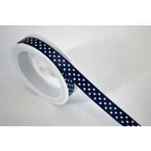 Szatén szalag pöttyös - 1cm-es 2 méter több színben