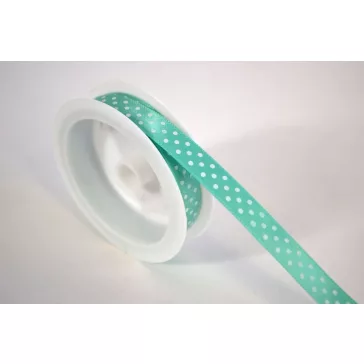 Szatén szalag pöttyös - 1cm-es 2 méter több színben