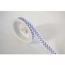 Szatén szalag pöttyös - 1cm-es 2 méter több színben
