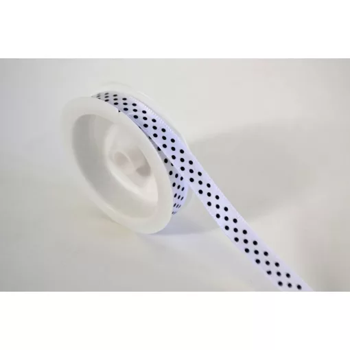 Szatén szalag pöttyös - 1cm-es 2 méter több színben