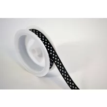 Szatén szalag pöttyös - 1cm-es 2 méter több színben
