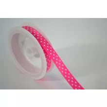 Szatén szalag pöttyös - 1cm-es 2 méter több színben