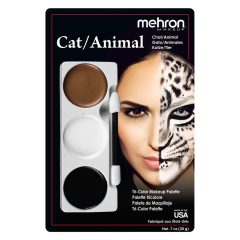Mehron háromszínű arcfestő készlet - Cat/animal