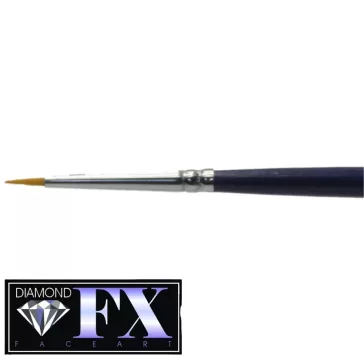 Diamond Fx Hegyes kontúrozó arcfestő ecset 00-ás