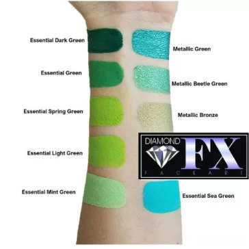   Diamond FX arcfesték - sötétzöld - Essential Dark Green 90 gramm