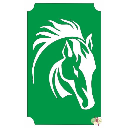 Mk Body Deco Csillámtetoválás sablon 8x5 cm-es  - Ló 131