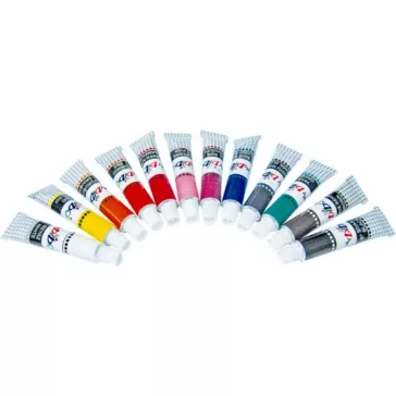 Tempera készlet tubusos Mydido 12 színű - 12x9ml 