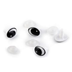 Szem biztonsági - Cartoon ovál több méretben