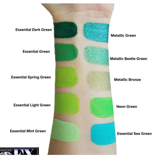 Diamond FX arcfesték - Metál Bogár zöld 30g /Metallic Beetle Green/