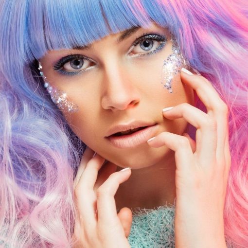 Fantasy nagyszemcsés csillámzselé - Unicorn dreams