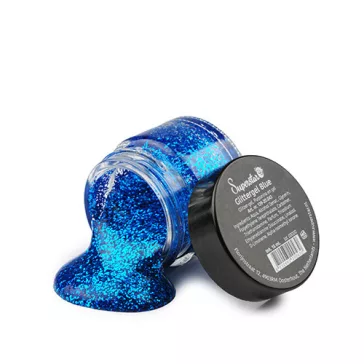 Superstar csillámzselé kék 15ml
