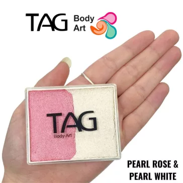 TAG csíkos arcfesték PEARL ROSE & PEARL WHITE 50gr