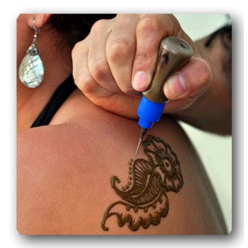 Henna, Jagua tubus fém heggyel