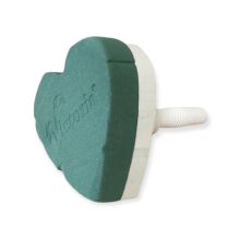 Szív nyeles virágcsokor alap tűzőhab - Victoria, 