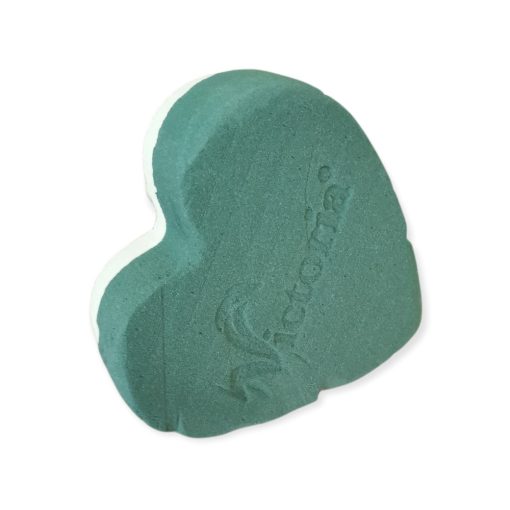 Szív nyeles virágcsokor alap tűzőhab - Victoria, 