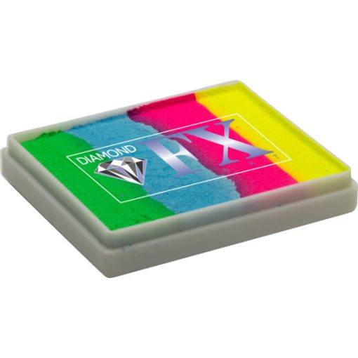 Diamond FX uv-neon csíkos arcfesték - Happy Birthday 50g