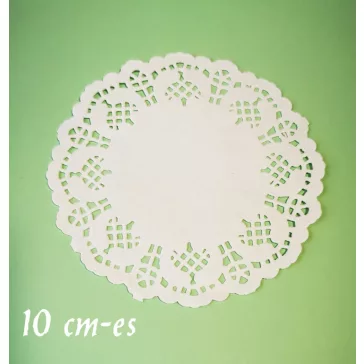 Torta papír, csipke - kerek, több méret 10 db/cs