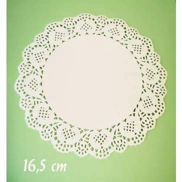 Torta papír, csipke - kerek, több méret 10 db/cs