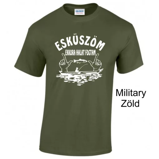 Póló - Esküszöm ekkora  halat fogtam